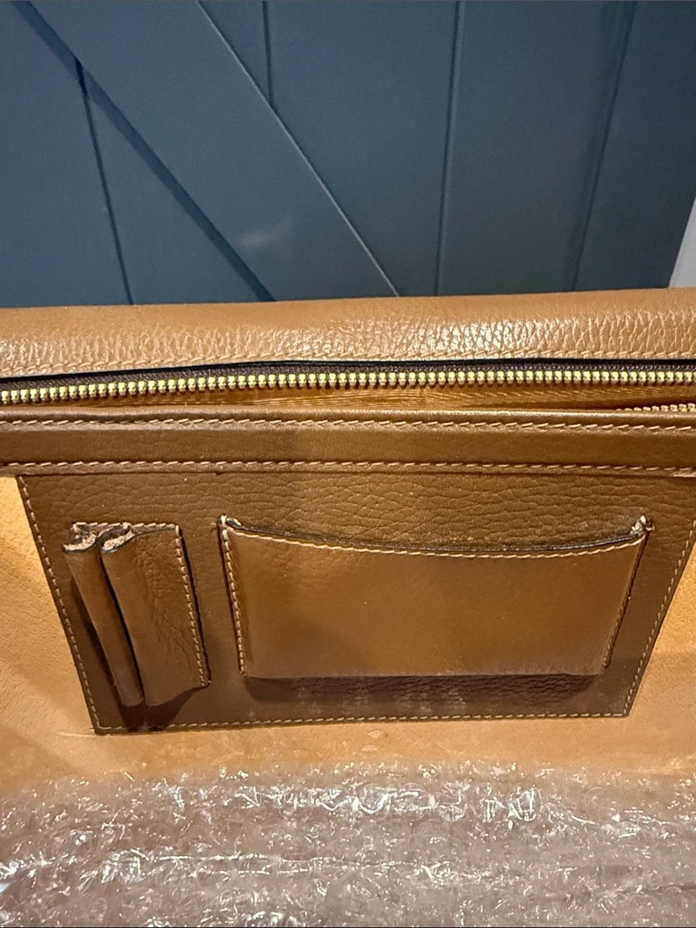 Leather Bally Attache Briefcase